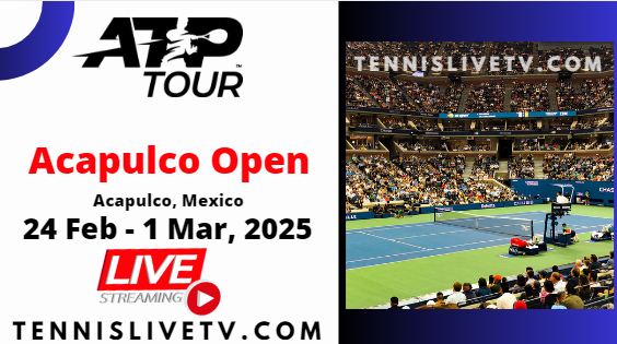 {Watch Live} Day 1 Acapulco Open Tennis Stream 2025: ATP