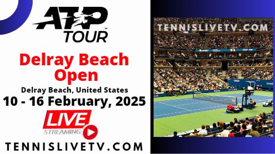 {Watch Live} Day 1 Delray Beach Open Tennis Stream 2025: ATP