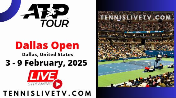 {Watch Live} Day 3 Dallas Open Tennis Stream 2025: ATP